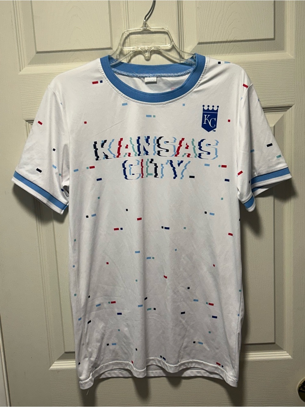 KANSAS CITY ROYALS 2024 SOCCER JERSEY KIT MEDIUM 9-7-24 SGA MLB